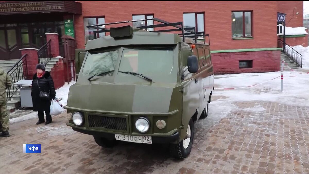    Бойцам СВО из Башкирии передали бронированный УАЗ