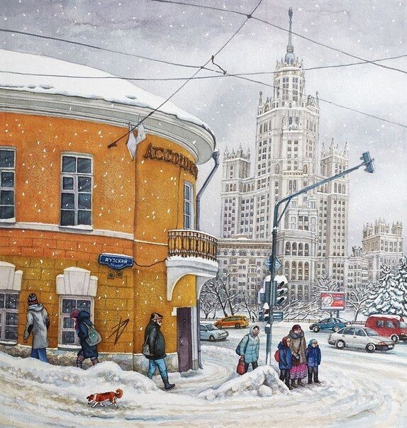 Picture 2. Old Moscow. Source: Pinterest
