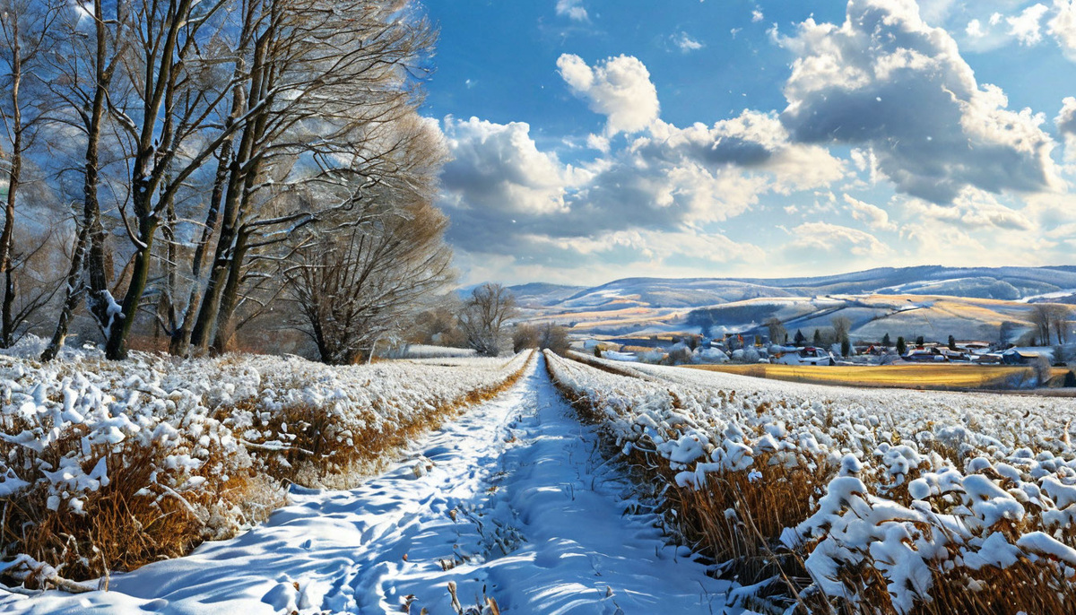 Так видит февраль  нейросеть Шедеврум