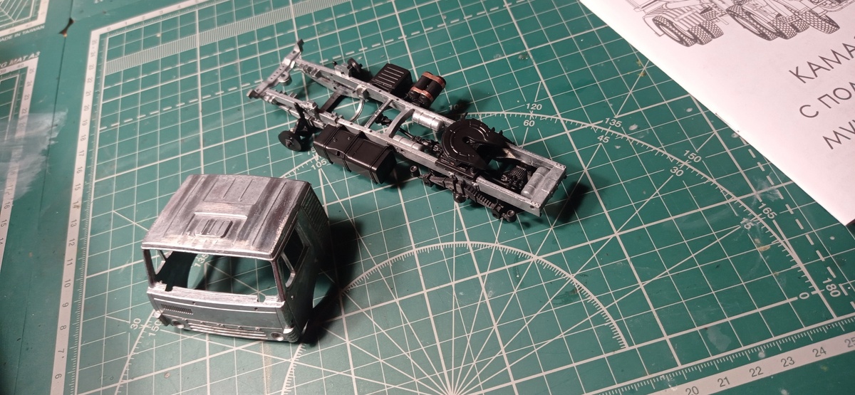 1. Со стапелей. Собрана рама