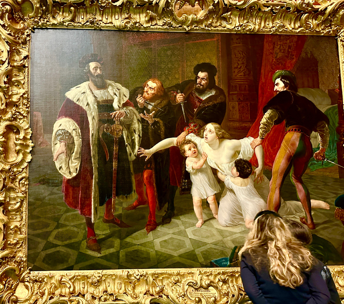 Художник К. Брюллов. С.мер.ть Инессы де Кастро.