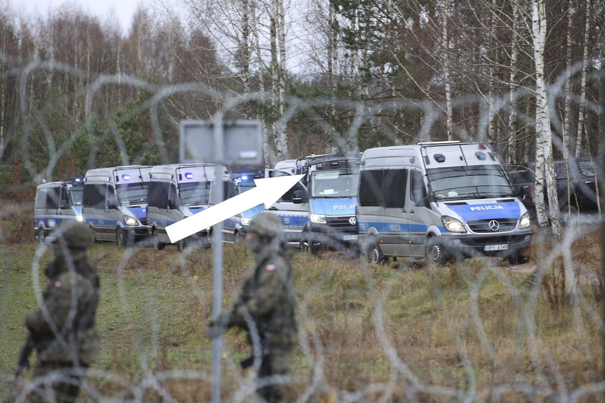    Критическая ситуация на белорусско-польской границе