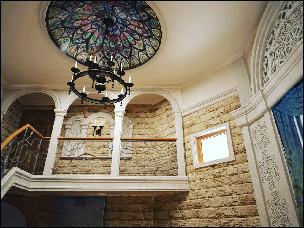 Гнутый витраж