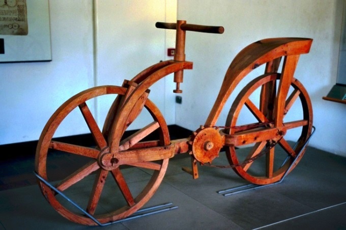 Велосипед от Леонардо да Винчи