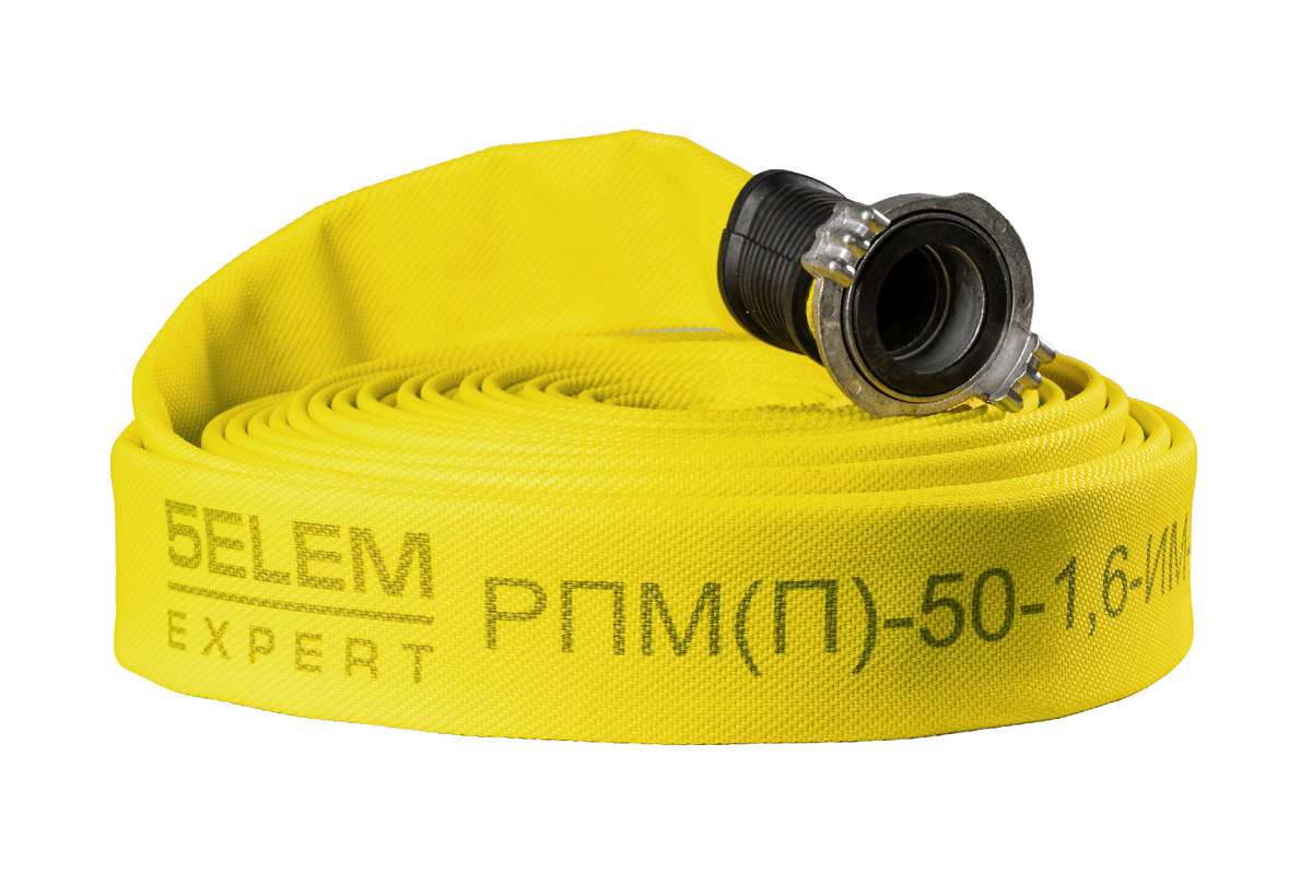 Рукав пожарный напорный марки 5ELEM серия EXPERT, РПМ(П), с пропиткой каркаса