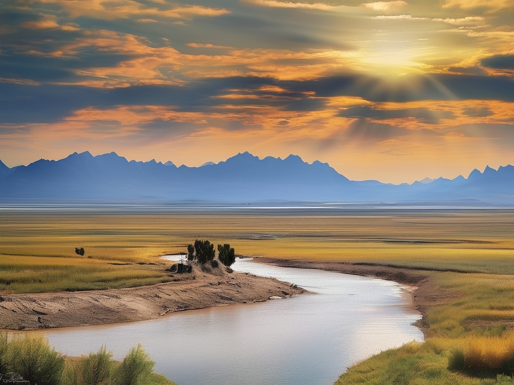 Пейзаж Великой степи