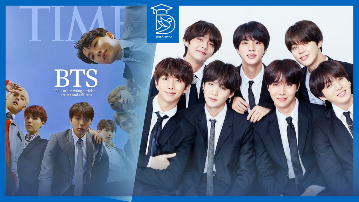 Обложка журнала Тайм и группа BTS