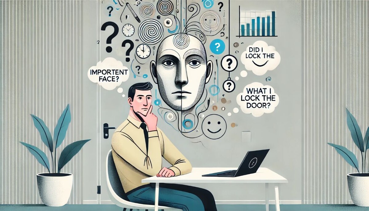 Когда лицо говорит: «Я всё понимаю», а мысли шепчут: «А точно ли я закрыл дверь?»