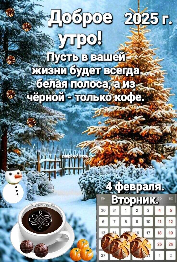 Доброго февральского утра💖❄