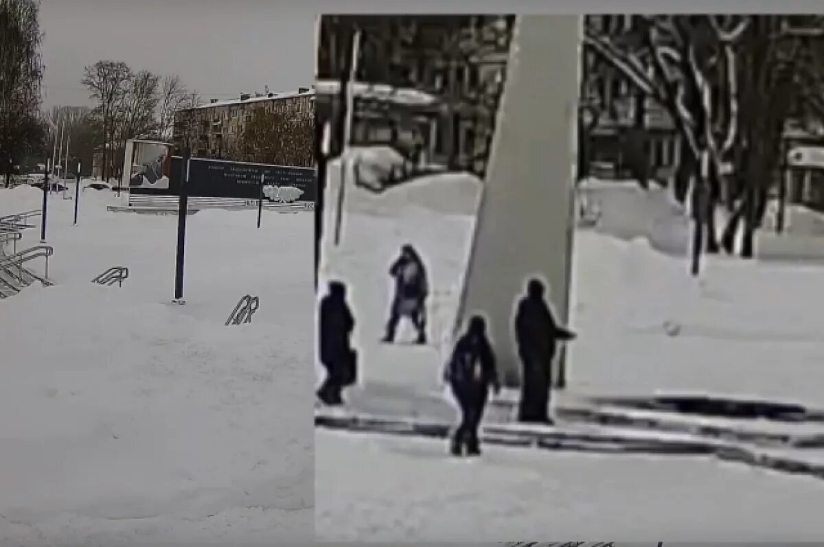    Школьник в Пермском крае потушил Вечный огонь, забросив в него ком снега