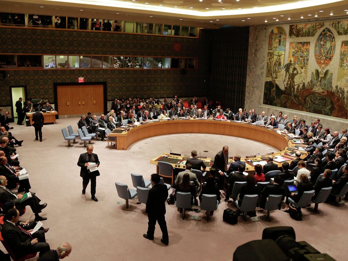    Подготовка к заседанию Совбеза ООН. Архивное фото© AP Photo / Julie Jacobson