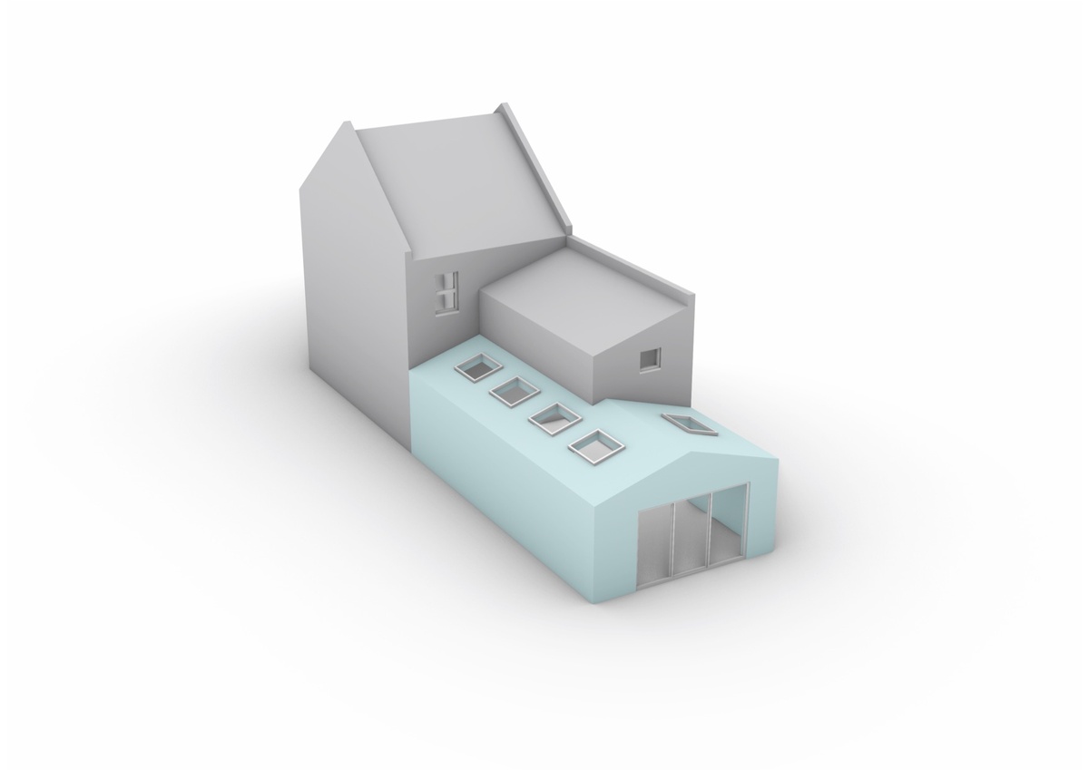 Medium Wrap-Around Double Pitched Roof