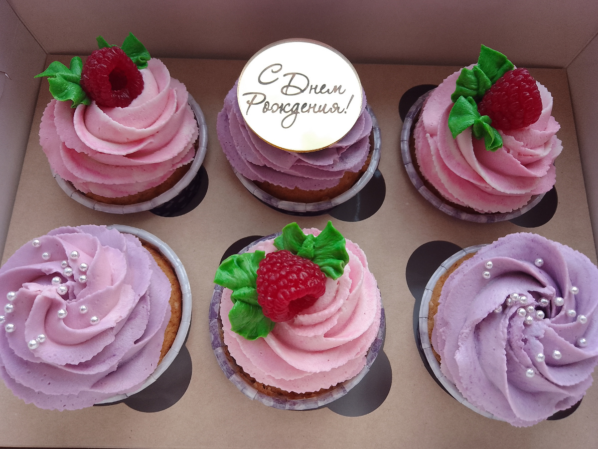 Ванильные капкейки.