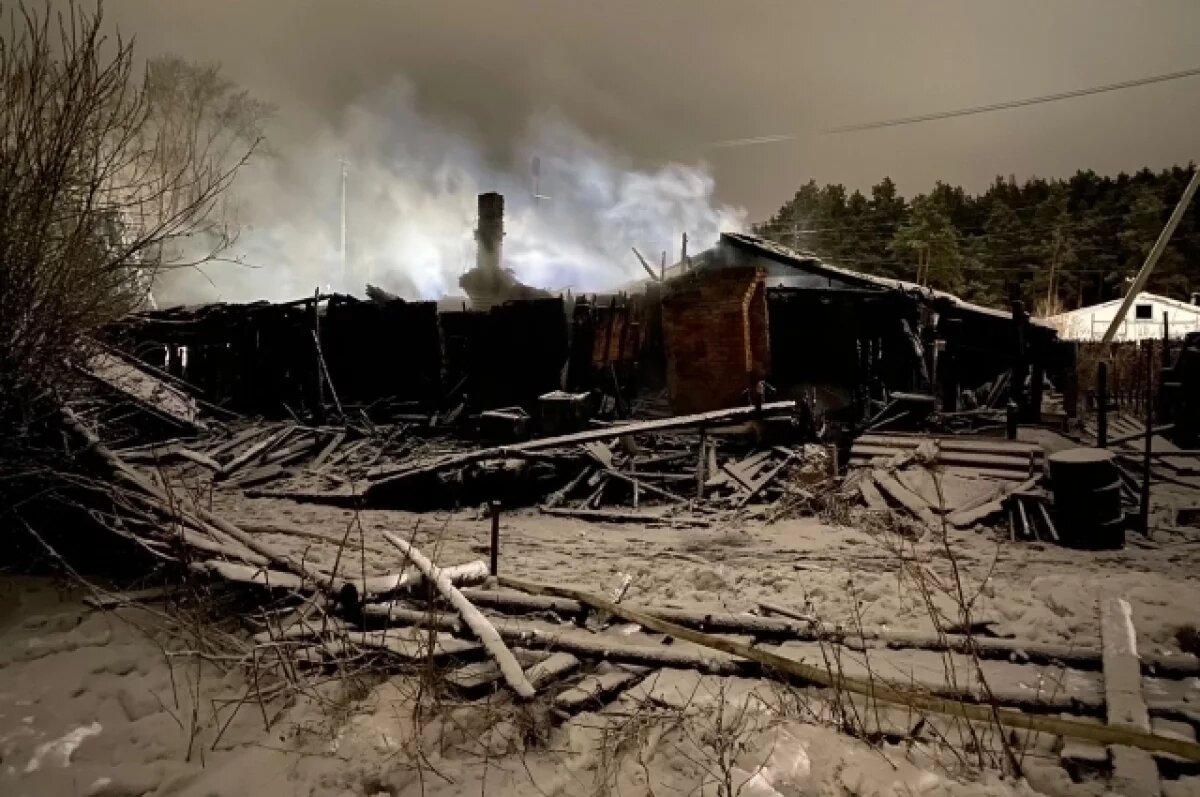    На Урале следователи проводят проверку после гибели мужчины в пожаре