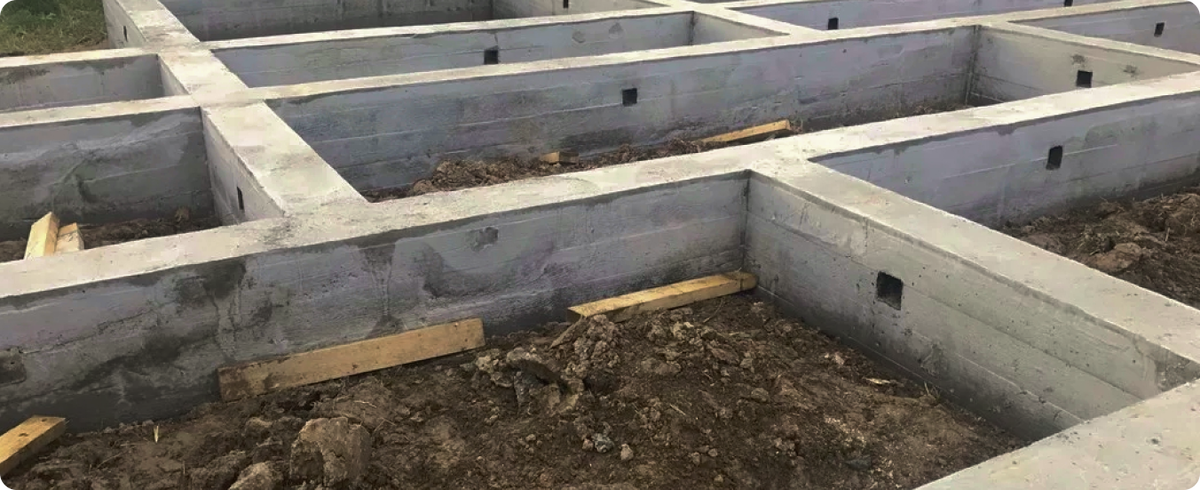 Ленточный фундамент