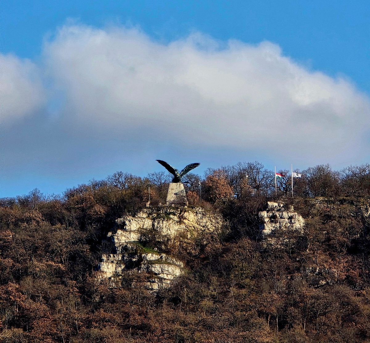 Турул на горе Герече, Венгрия декабрь 2024