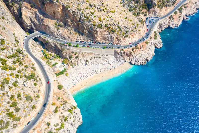 Пляж Капуташ (36.228921, 29.449160)