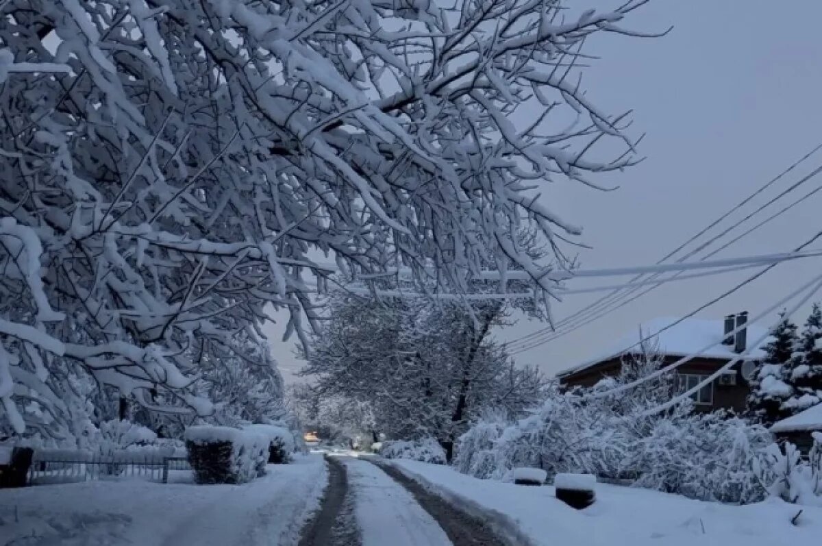    Юрий Слюсарь прокомментировал ситуацию со снегом в Ростовской области