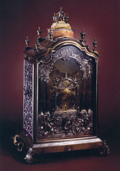 Музыкальные часы работы Чарльза Клея - придворного часовщика Георга II. 1730 г.