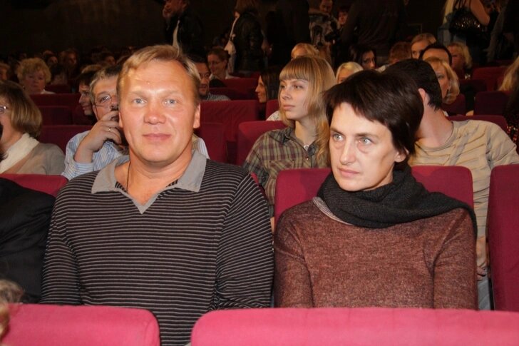 Анатолий Журавлев с первой женой Натальей