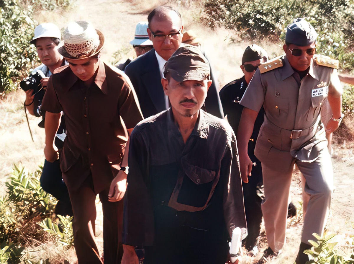 Хиро Онода после своей капитуляции