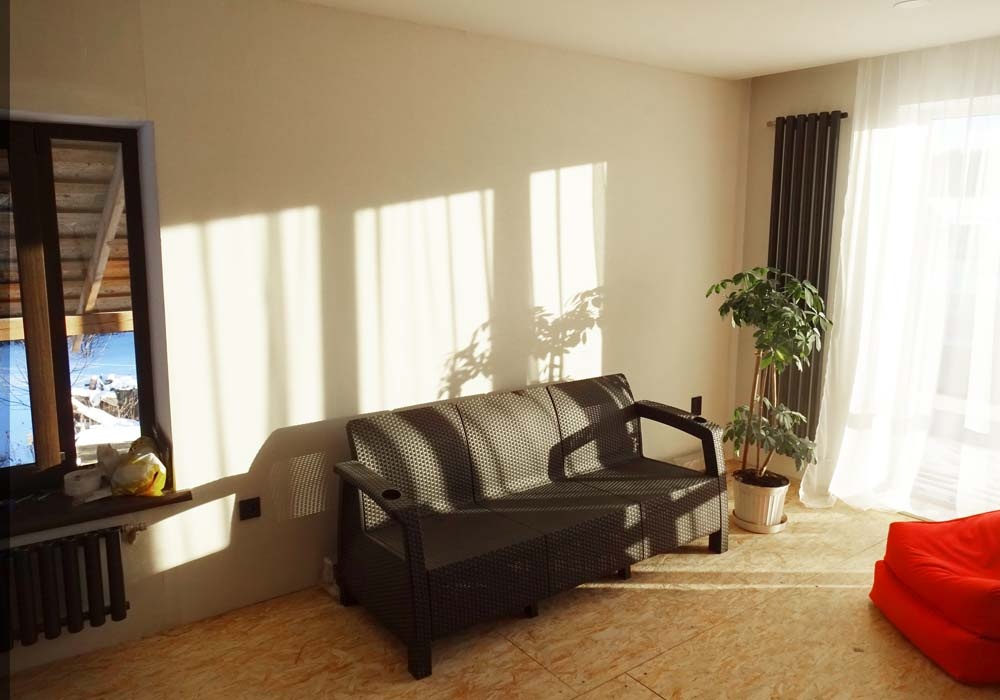 Изначально здесь планировалась гостевая спальня