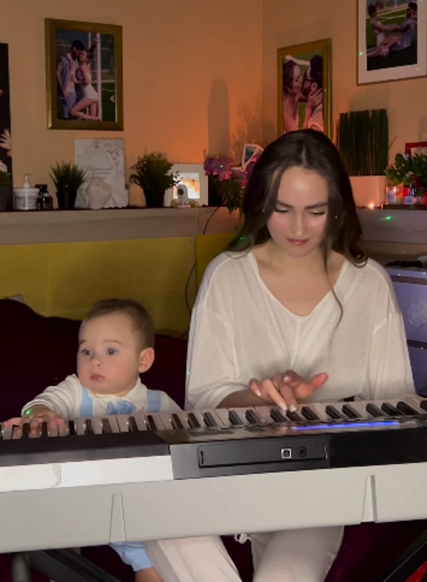 Виктория Лысковец с сыном Леоном. Фото: соцсети