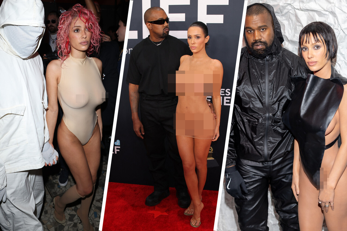 Рэпер Канье Уэст и модель Бьянка Цензори ©Getty Images  📷