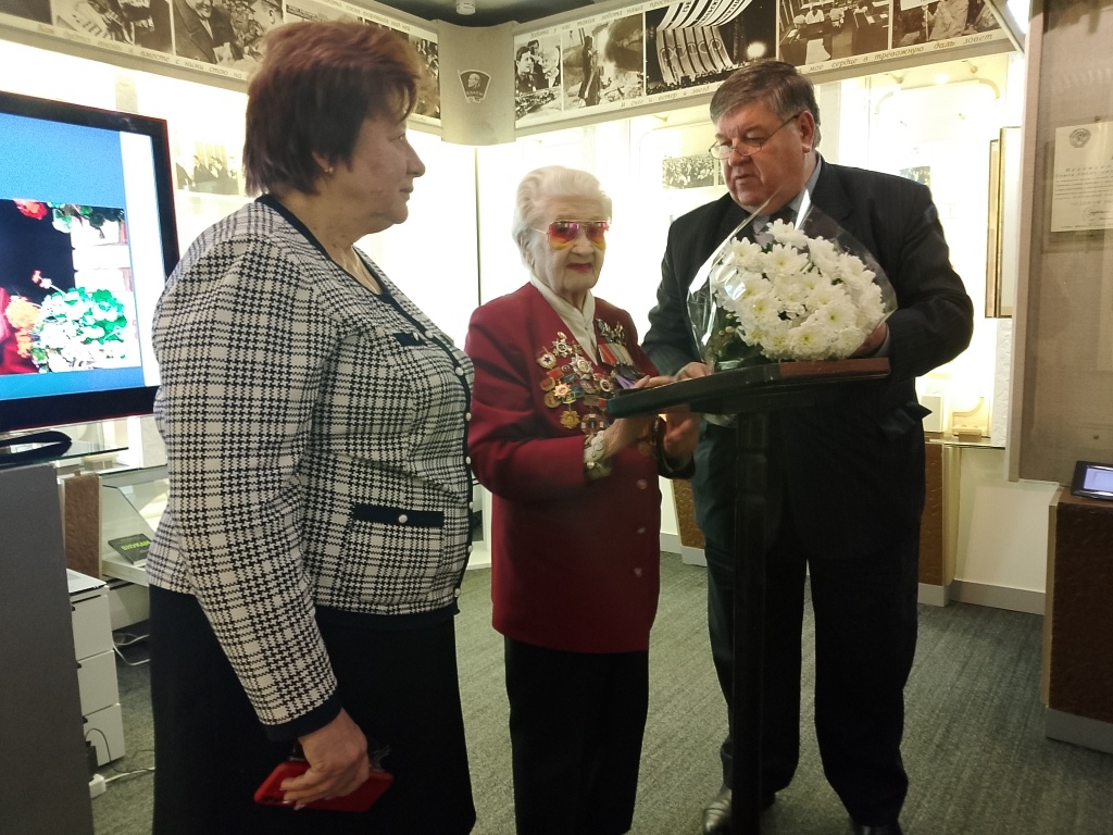 Мария Михайловна Рохлина в Музее "Подолье". Фото: Юлия Жемалева.