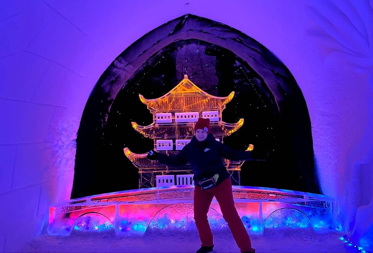 Я в музыкальной Снежной деревне