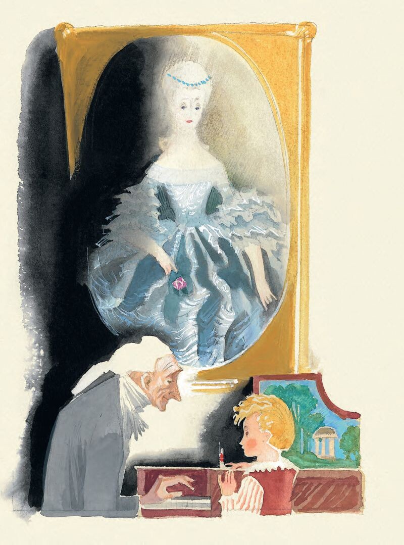 Художница Ника Гольц. Иллюстрация к сказке Г.Х. Андерсена "Старый дом"