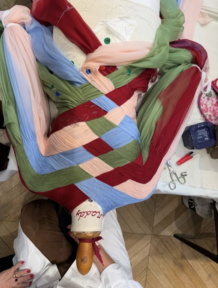 The process of creating a dress