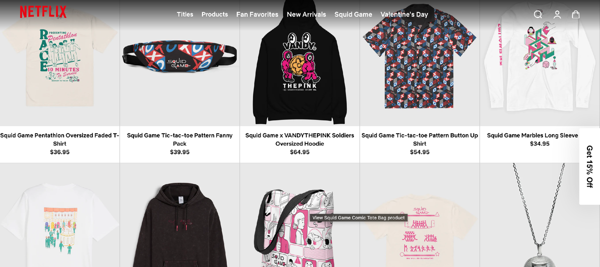 Скриншот из магазина Нетфликс