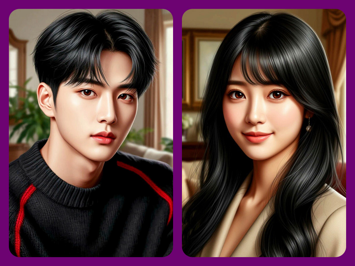 Чхве Джихун и Ариадна Хуэй из романа «Камбэк» Лили Чу (арты).