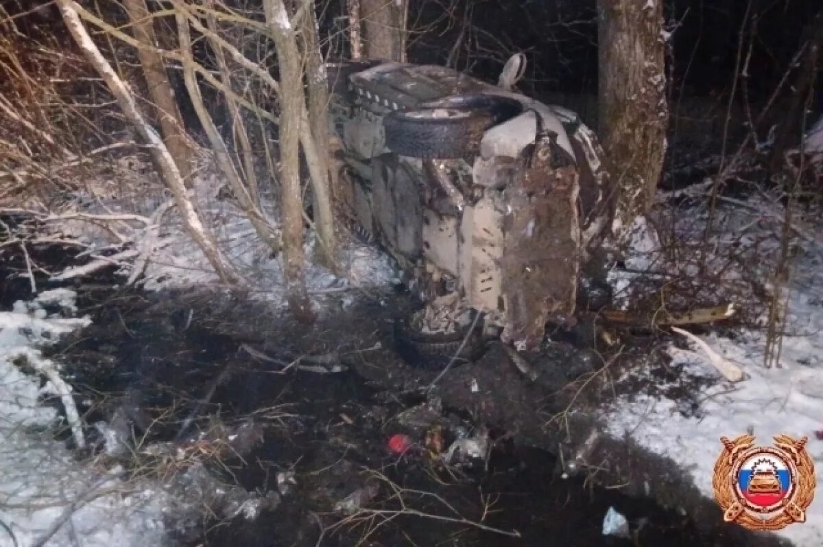    В Тверской области автомобиль съехал в кювет, два человека пострадали