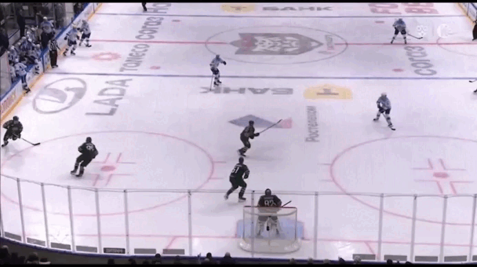    Анимация: официальная трансляция матча на сайте КХЛ