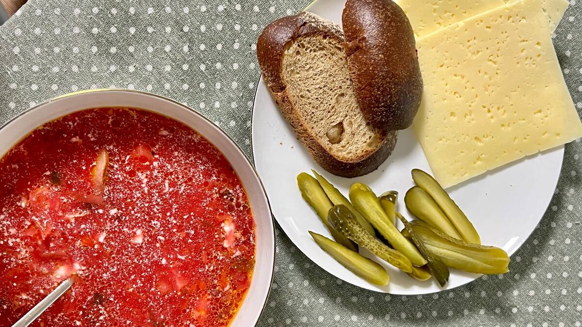 Борщ в моем исполнении