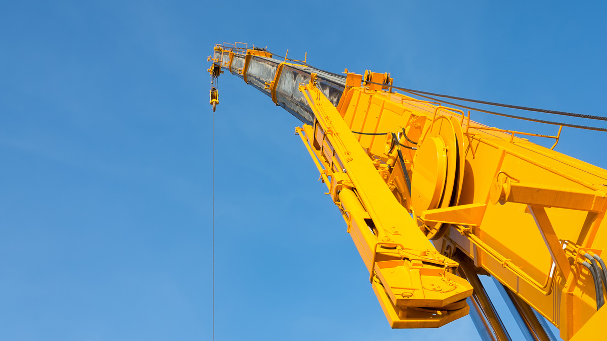 Телескопический автокран. Источник изображения: DifferR / www.shutterstock.com/ru
