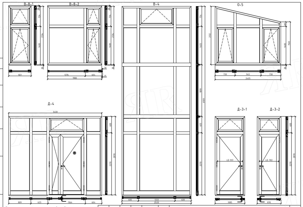 Реализованные проекты компании Ярмак - Московская обл., КП Монтевиль, комплекстное остекление коттеджа
