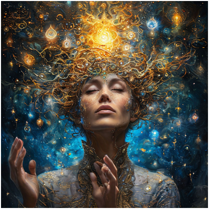 Сгенерировано ИИ- магическое  наведение негатива.