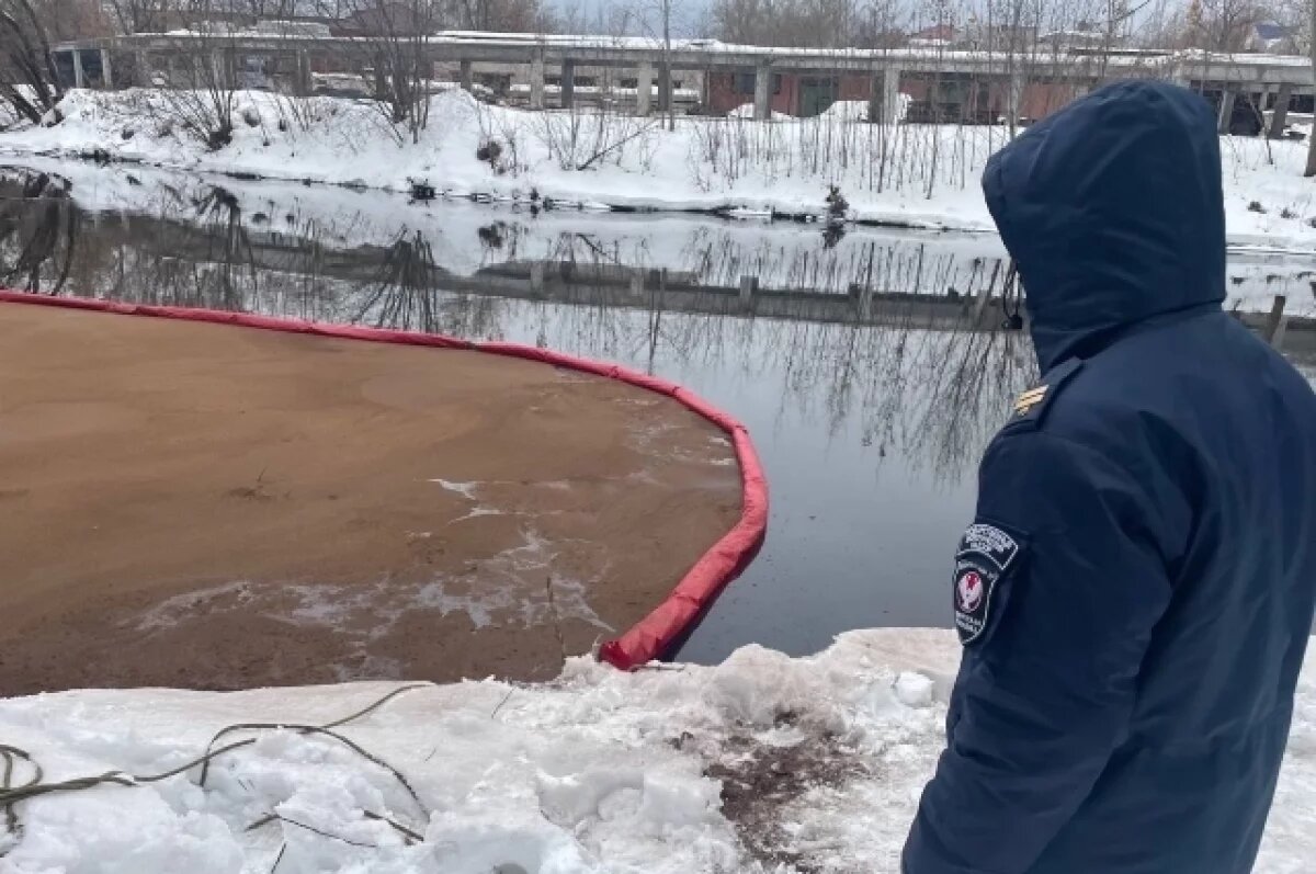    Минприроды Удмуртии проверяют качество воды в реке Иж после разлива нефти