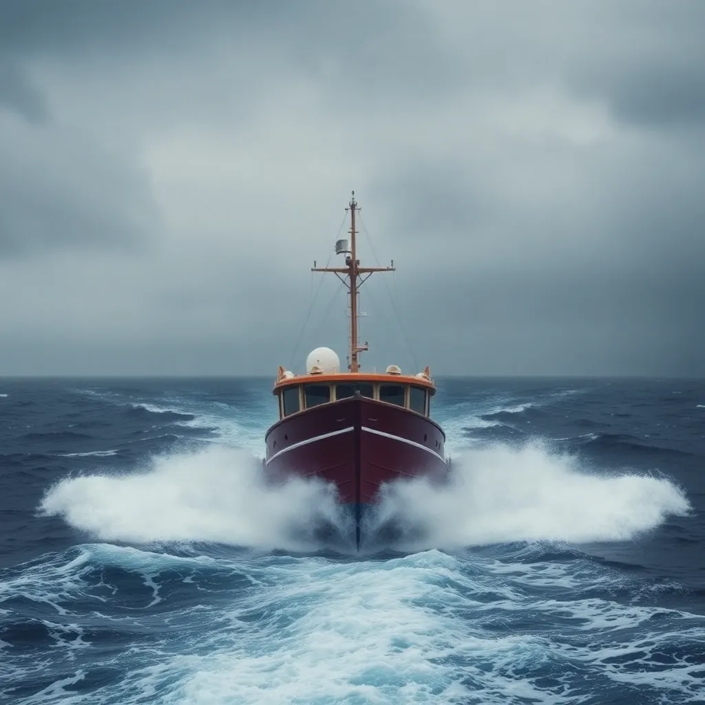 Катер 2025 в Охотском море