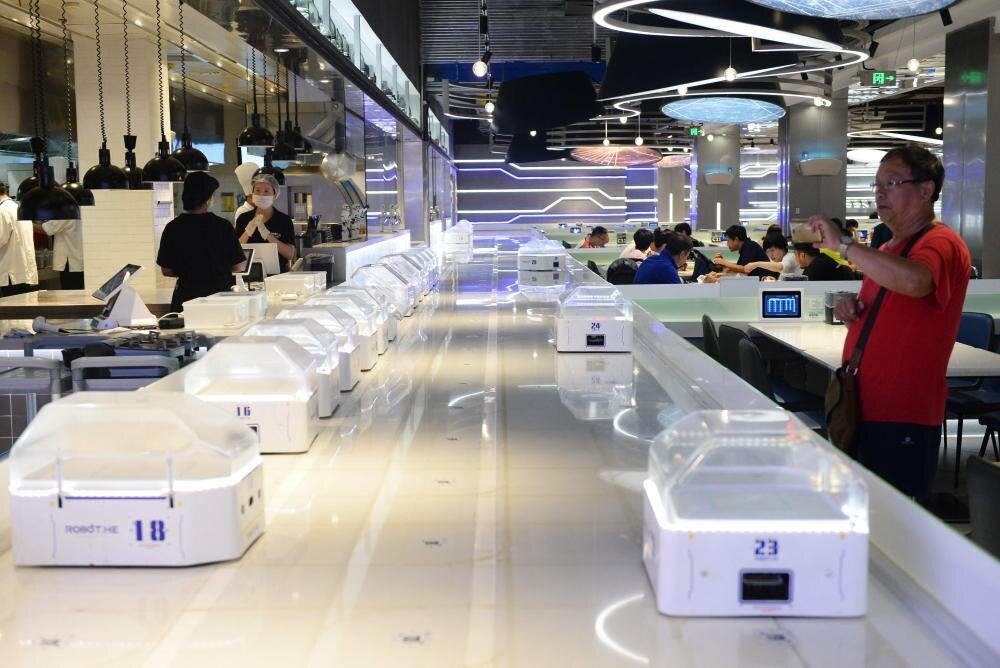 Ресторан Robot.He в Китае. Фото из интернета