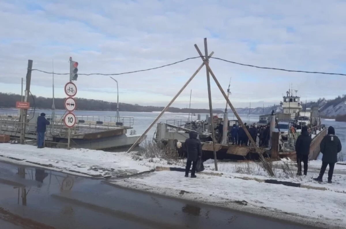    Паром через Оку запустили в Павлове