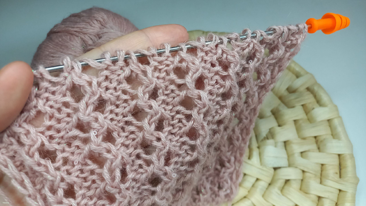 Лицевая сторона узора "Змейка"