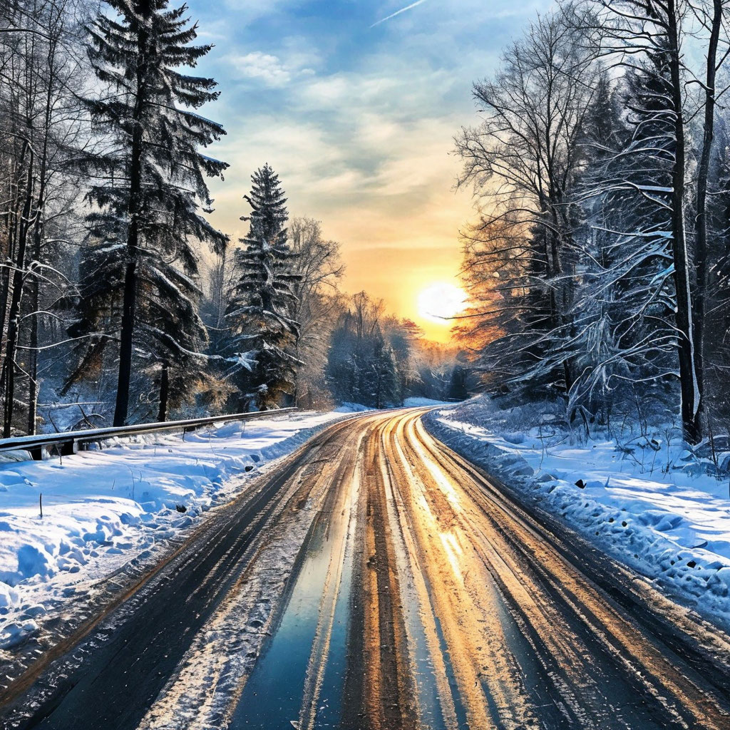 Скользкая зимняя дорога, Шедеврум