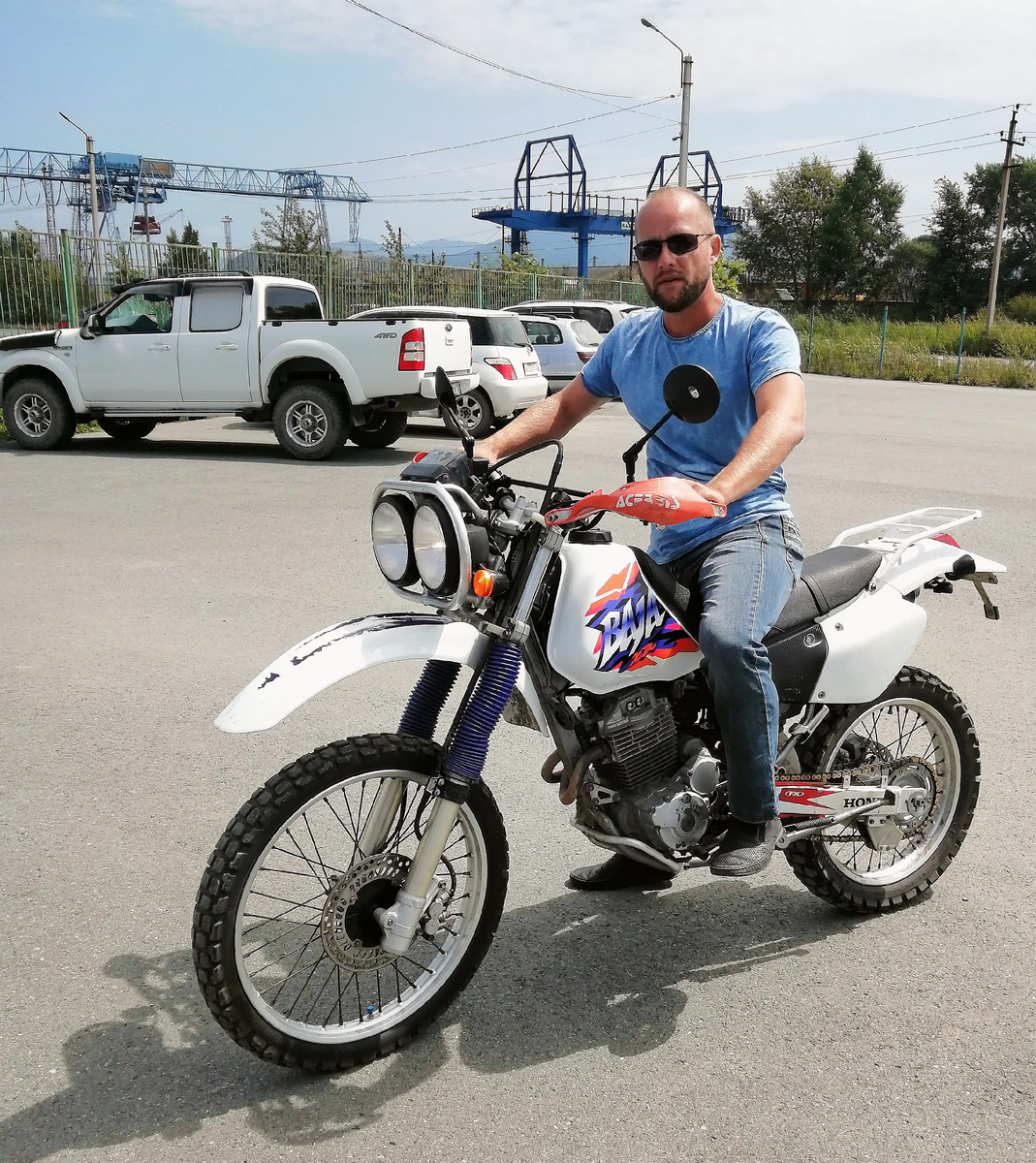 На Honda Baja