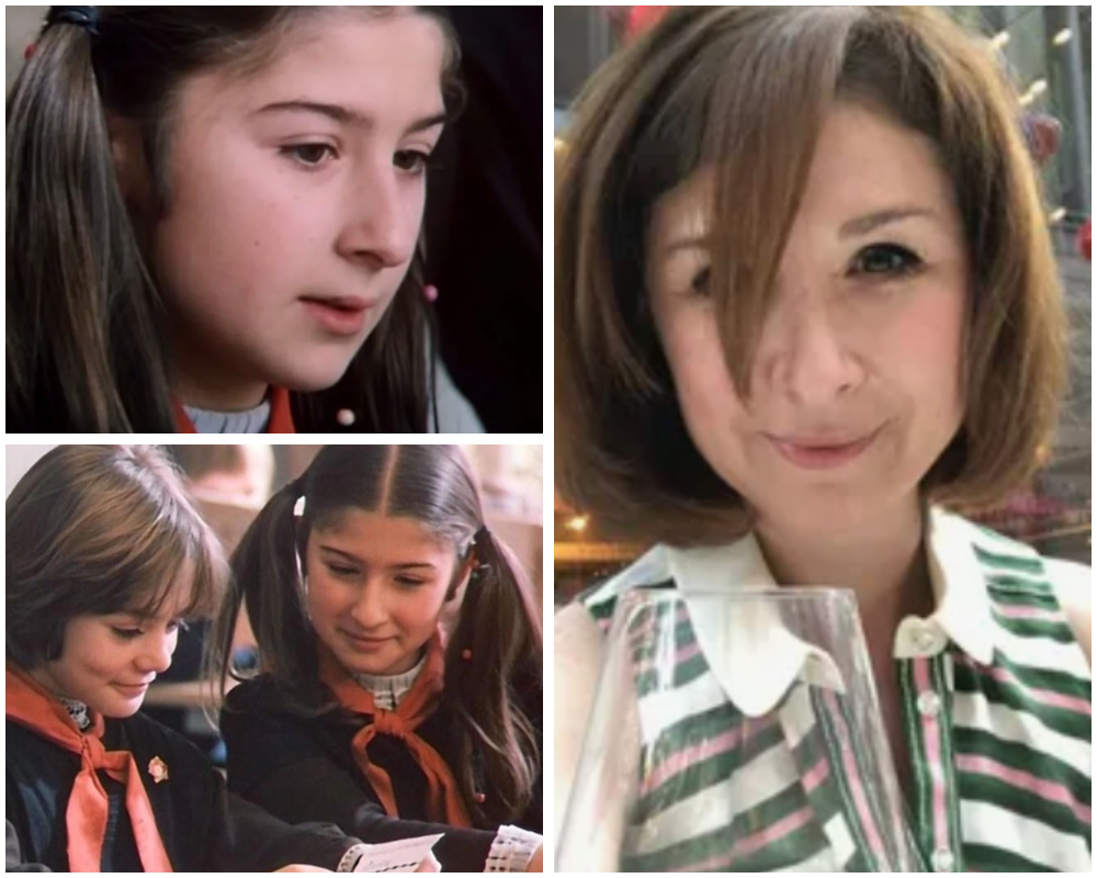 Марианна Ионесян тогда и сейчас. Фото: кадры фильма "Гостья из будущего"