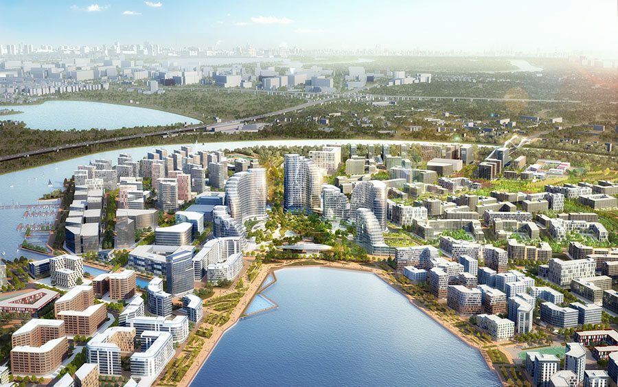 Концепция Nikken Sekkei (изображение © АО "Рублево-Архангельское")