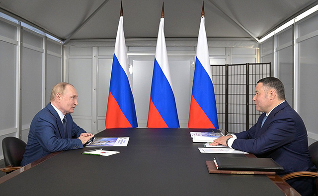 Сегодня Президент России встретится с тверским губернатором